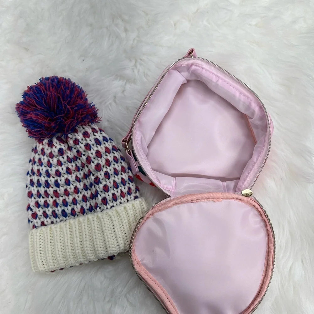 Bcbg Girls Hat & Makeup Tote Bag